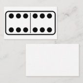 Domino 6 6 visitekaartje (Voorkant / Achterkant)