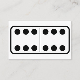 Domino 6 6 visitekaartje