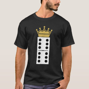 Domino 6 en 6 King Matching Kostuum Dubbel 6 Spel T-shirt