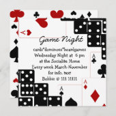 Domino Aces Kaart (Voorkant / Achterkant)