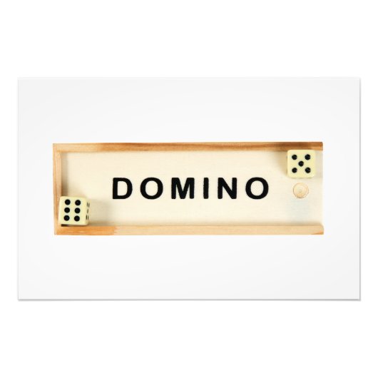 Domino box foto afdruk (Voorkant)