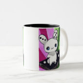 Domino Bunny Tweekleurige Koffiemok (Voorkant rechts)