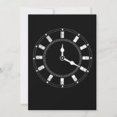Domino Clock Dominoes Tiles Puzzler Game Gift Kaart (Voorkant)