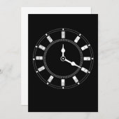 Domino Clock Dominoes Tiles Puzzler Game Gift Kaart (Voorkant / Achterkant)