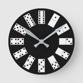 Domino Clock Ronde Klok