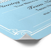 Domino Competitie Certificaat Poster (Hoek)