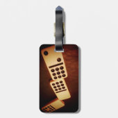 Domino-effect Bagagelabel (Achterkant verticaal)