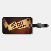 Domino-effect Bagagelabel (Achterkant horizontaal)