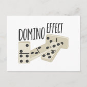Domino-effect Briefkaart (Voorkant)