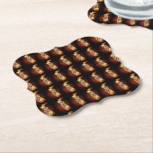 Domino Effect Papier Onderzetter (Gekanteld)