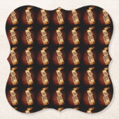 Domino Effect Papier Onderzetter (Voorkant)