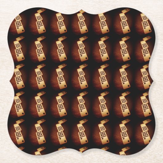 Domino Effect Papier Onderzetter (Voorkant)