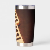 Domino Effect Waterfles Geïsoleerde Drinkbeker (Achterkant)