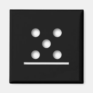 Domino Game 5 0 Halloween Kerstmis Magneet