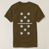 Domino Game 5 5 Shirt Halloween kerstT-shirt1 (Design voorkant)