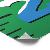 Domino Groeigrafiek. Poster (Hoek)