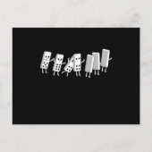 Domino Herfst Dominoes Tiles Puzzler Game Gift Briefkaart (Voorkant)