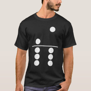 Domino kostuum 2 6 bijpassende familie Easy Group  T-shirt