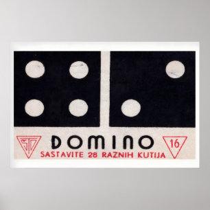 Domino - Luciferdoosje Print - Esthetische Muurkun