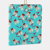 Domino-Ornament Keramisch Ornament (Rechts)