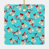 Domino-Ornament Keramisch Ornament (Achterkant)