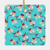 Domino-Ornament Keramisch Ornament (Voorkant)