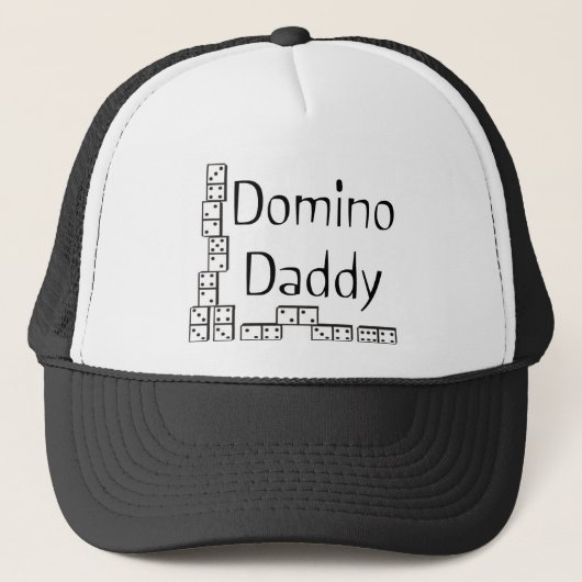 Domino Papa T-shirts en Gifts. Trucker Pet (Voorkant)