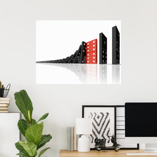 Domino Poster (Thuiskantoor)