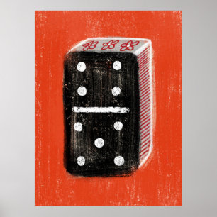 Domino Poster kunst aan de muur