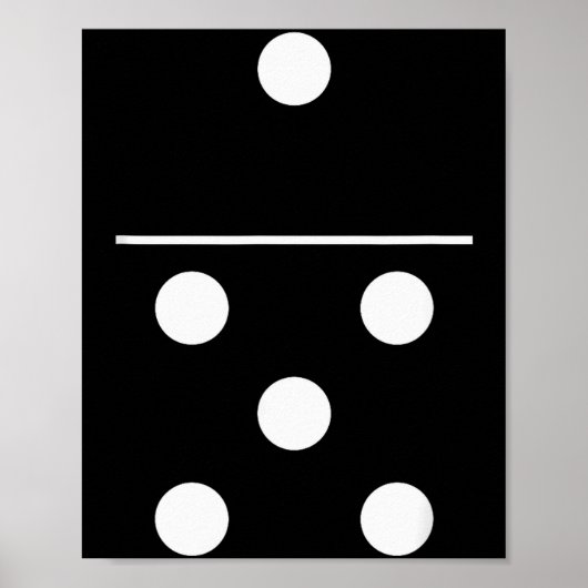Domino Spel 5 1 Grappige Halloween Groepskostuum S Poster (Voorkant)