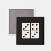 Domino spel 6 7 Grappig 67 Alpha Bargoens Gen Z Br Magneet (Voorkant / Achterkant)