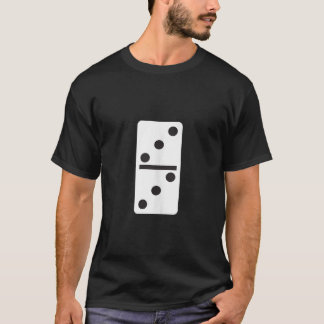 Domino Spel Set Overeenkomende Groep Dubbel Drie T T-shirt