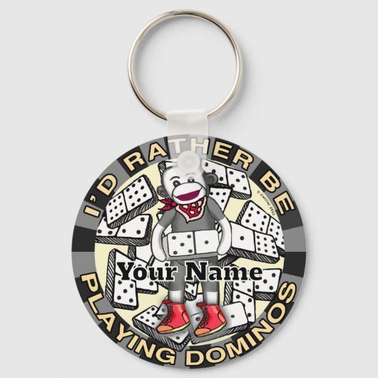 Domino spelen sleutelhanger (Voorkant)
