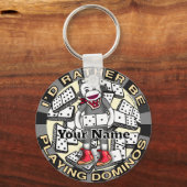 Domino spelen sleutelhanger (Voorkant)