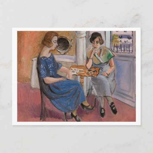 Domino Spelers (1921) Briefkaart (Voorkant)