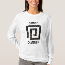 Domino Spiraal Kampioen T-shirt met lange mouwen