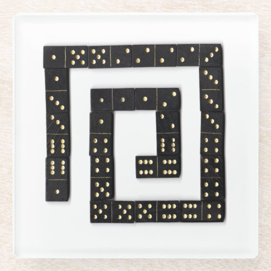 Domino Spiraalglas Onderzetter (Voorkant)
