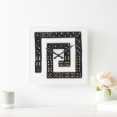 Domino Spiral Clock Vierkante Klok (Huis)