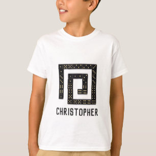 Domino Spiral Name T-Shirt (Child)