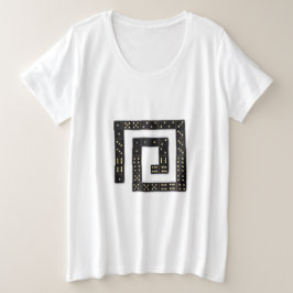 Domino Spiral Plus maat T-shirt