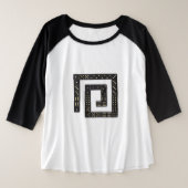 Domino Spiral Plus maat T-shirt (Design voorkant)
