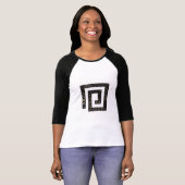 Domino Spiral Raglan T-Shirt (Voorkant volledig)