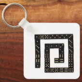Domino Spiral Sleutelhanger (Voorkant)
