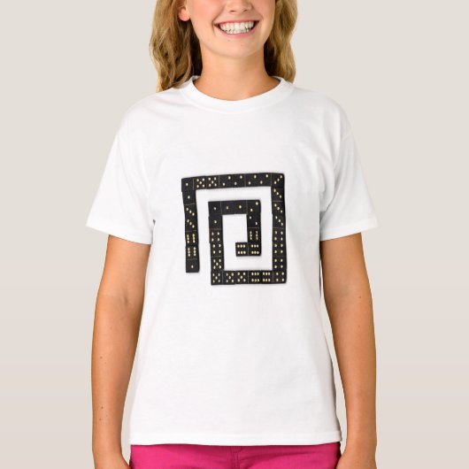 Domino Spiral T-shirt (kind) (Voorkant)