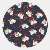 Domino Sticker - Blauw (Voorkant)