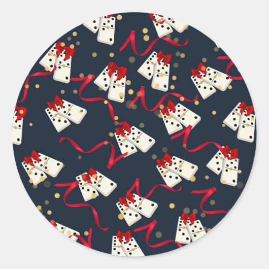 Domino Sticker - Blauw (Voorkant)