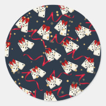 Domino Sticker - Blauw