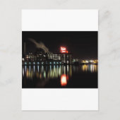 Domino Sugar Baltimore bij nacht Briefkaart (Voorkant)