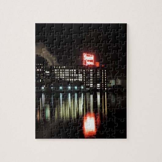 Domino Sugar Baltimore bij nacht Legpuzzel (Verticaal)