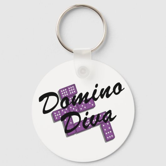 Domino T-shirts en Gifts. Sleutelhanger (Voorkant)